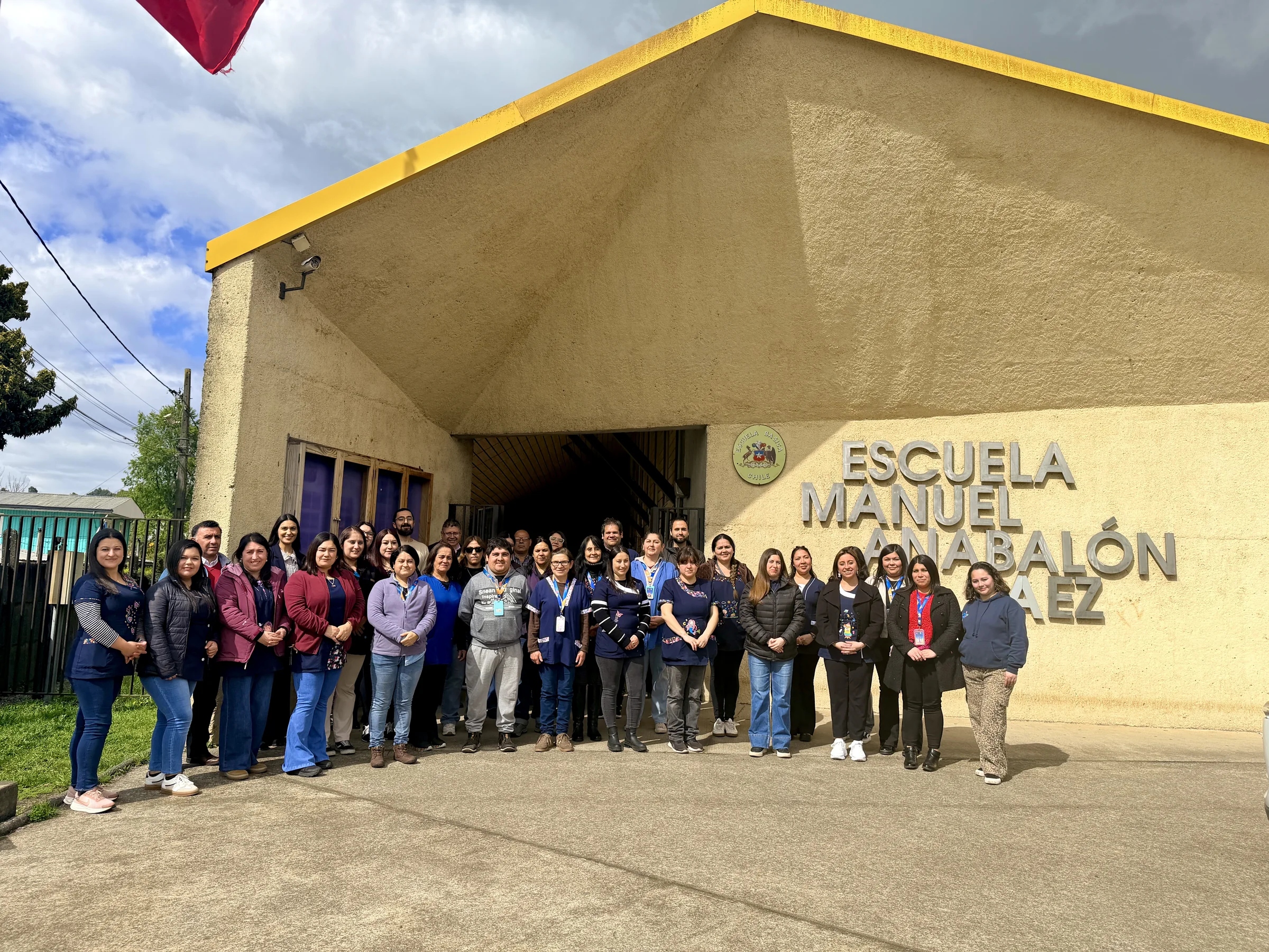 Asistentes de la educación de la Escuela Manuel Anabalón Sáez
