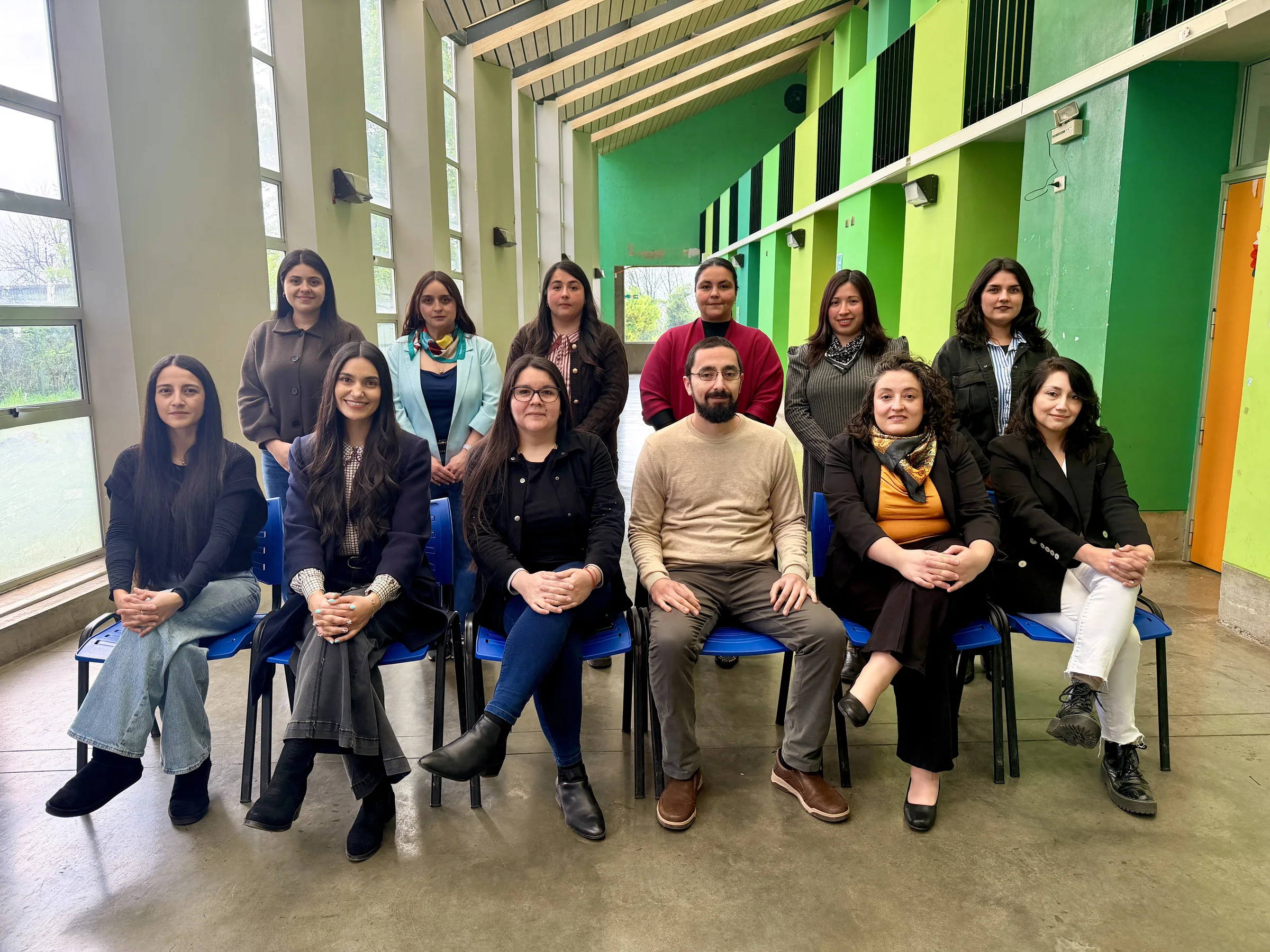 Integrantes del Programa de Integración Escolar de la Escuela Manuel Anabalón Sáez