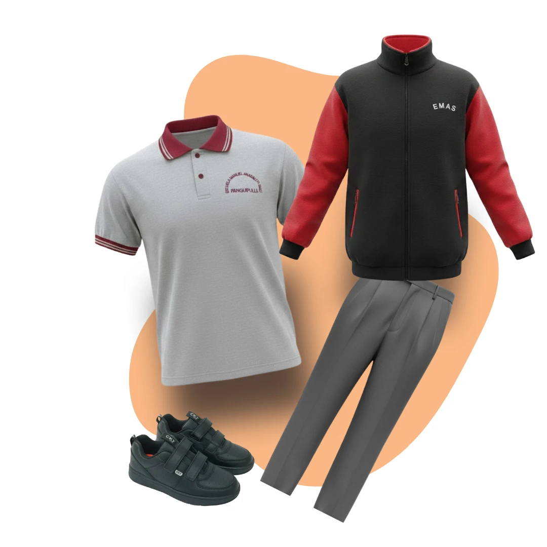 Uniforme escolar oficial para niños de 1° a 8° básico